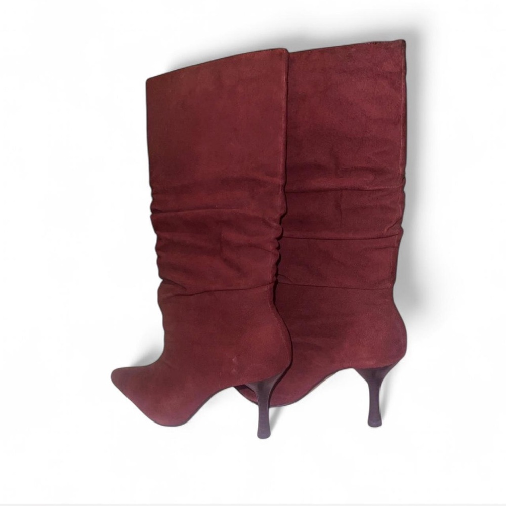 Seychelles slouchy burgundy suede boots